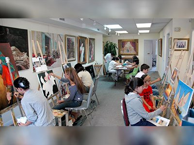 Irena Art School Group Painting