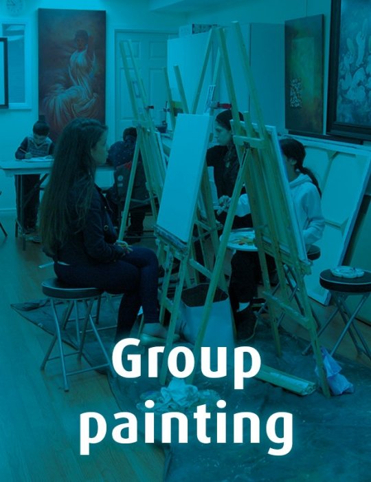 group-painting-course-art-class-school