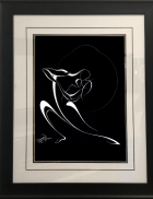 Kissing Dancing Couple, invert
