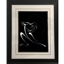 Kissing Dancing Couple, invert